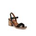 Women's Rose Sandal by Naturalizer in Black Leather (Size 7 1/2 M)