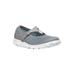 Women's TravelLite Mary Jane Sneaker by Propet® in Silver (Size 9 M)