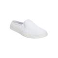 Extra Wide Width Women's The Camellia Slip On Sneaker Mule by Comfortview in White (Size 10 WW)