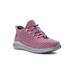 Women's Travelbound Walking Shoe Sneaker by Propet in Crushed Berry (Size 9 1/2 M)