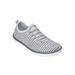 Extra Wide Width Women's CV Sport Ariya Slip On Sneaker by Comfortview in Pearl Grey (Size 7 WW)