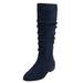 Extra Wide Width Women's The Shelly Wide Calf Boot by Comfortview in Navy (Size 9 WW)