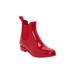 Wide Width Women's The Uma Rain Boot by Comfortview in Vivid Red (Size 11 W)