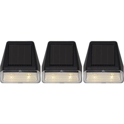 LED-Solar-Wandl. "Wally Mini", 3er Set, je 7x7,5cm