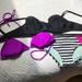 Nike Swim | 2 Bikini Tops With Nike Bottoms | Color: Black/Pink | Size: S