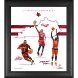 Louisville Cardinals Framed 15" x 17" Basketball Franchise Foundations Collage