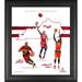 Louisville Cardinals Framed 15" x 17" Basketball Franchise Foundations Collage