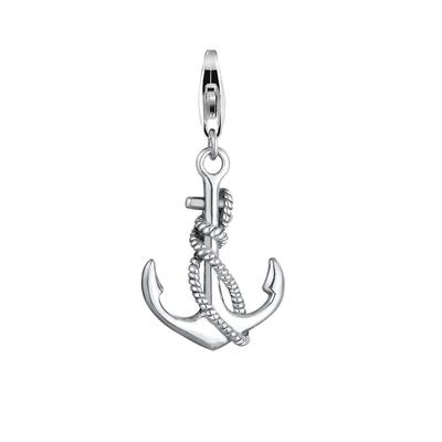 Nenalina - Anker Symbol Maritim Meer Kombinierbar 925 Silber Charms & Kettenanhänger 1 ct Damen