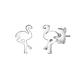 Glanzstücke München - Ohrstecker Flamingo Sterling Silber in Silber Ohrringe Damen