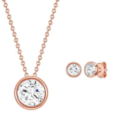 Rafaela Donata - Schmuckset Gelbvergoldet verziert mit Kristallen von Swarovski® Schmuck-Set 1 ct Damen (58.99 € / 1 ct)
