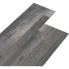 Vidaxl - pvc Flooring Planks 4.46 m² 3 mm Industrial Wood Grey
