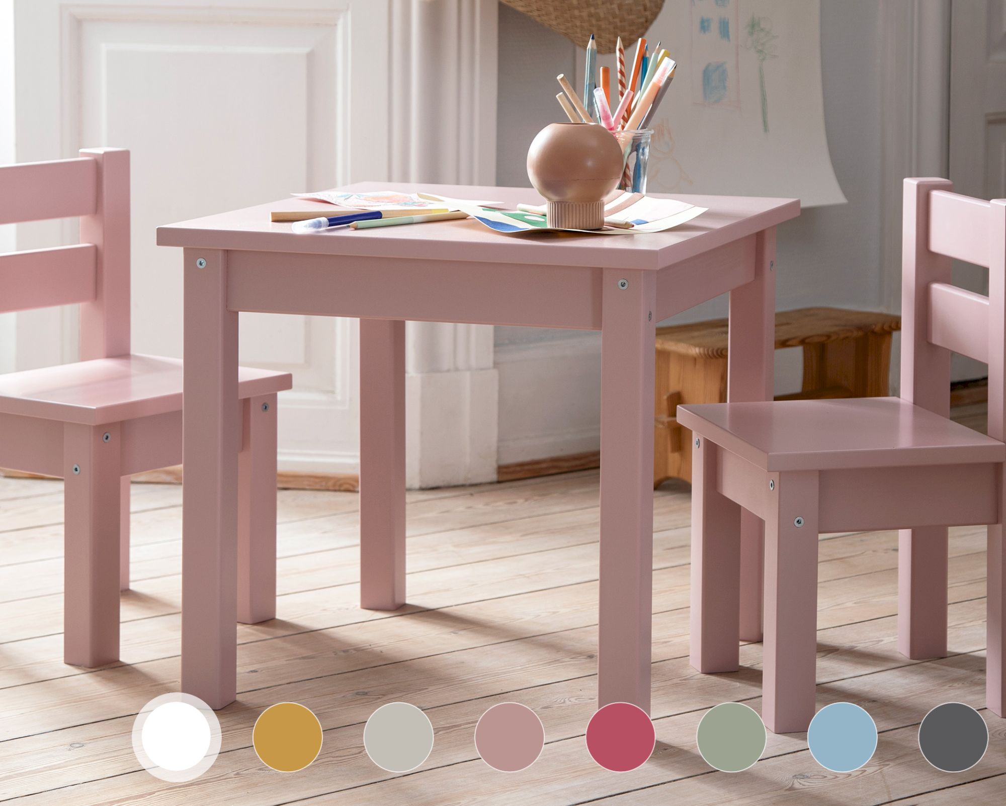 Hoppekids »MADS« Kindertisch smoked pearl