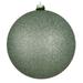 Vickerman 661796 - 10" Gray Mint Glitter Ball Christmas Christmas Tree Ornament (N592540DG)