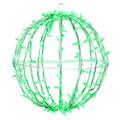 Vickerman 665879 - 180Lt x 20" Green Twinkle Led Sphere (X20LED04T) Hanging Christmas Light Sphere
