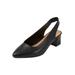 Extra Wide Width Women's The Mea Slingback by Comfortview in Black (Size 9 WW)