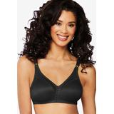 Plus Size Women's Double Support® Wirefree Bra DF3820 by Bali in Black (Size 36 C)