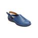 Extra Wide Width Women's The Indigo Convertible Mule by Comfortview in Dark Denim (Size 12 WW)