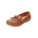 Wide Width Women's The Ridley Slip On Flat by Comfortview in Cognac (Size 8 1/2 W)