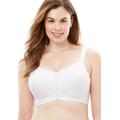 Plus Size Women's Stay-Cool Wireless Posture Bra by Comfort Choice in White (Size 50 C)