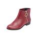 Women's The Addi Bootie by Comfortview in Wine (Size 8 1/2 M)