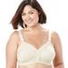 Plus Size Women's Exquisite Form® Fully® Original Support Wireless Bra #5100532 by Exquisite Form in Beige (Size 46 B)