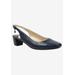 Wide Width Women's Blandina Dress Shoe by J. Renee in Navy (Size 7 W)