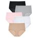 Plus Size Women's Nylon Brief 5-Pack by Comfort Choice in Basic Pack (Size 12) Underwear