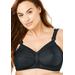 Plus Size Women's Exquisite Form® Fully® Original Support Wireless Bra #5100532 by Exquisite Form in Black (Size 48 B)