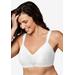 Plus Size Women's Secrets Perfectly Smooth Wireless Bra 4707H by Playtex in White Stripe (Size 36 DD)