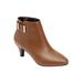 Women's The Decima Bootie by Comfortview in Mocha (Size 7 M)