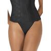 Plus Size Women's Seamless Thong by Dominique in Black (Size S)
