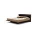 Copeland Furniture Moduluxe Solid Wood Platform Bed Wood and /Upholstered/Microfiber/Microsuede in Black | 29 H x 82 W x 86 D in | Wayfair