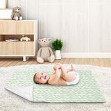 Sweet Jojo Designs Sunflower Security Baby Blanket in Green/White | 36 H x 30 W x 0.2 D in | Wayfair Blanket-Sunflower-LEAF