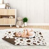 Sweet Jojo Designs Wild West Cow Security Baby Blanket in Brown | 36 H x 30 W x 0.2 D in | Wayfair Blanket-WildWest-COW