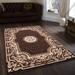 Brown 60 x 0.5 in Area Rug - World Menagerie Beckwourth High-Quality Woven Double Shot Drop-Stitch Carving Chocolate Area Rug | Wayfair