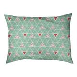 Tucker Murphy Pet™ Chen Hand Drawn Triangles Outdoor Dog Pillow Polyester in Red | 6.5 H in | Wayfair D65F6503F0F84143A408DAF0EEC23349