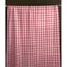 Rosalind Wheeler Lombard Gingham Room Darkening Outdoor Rod Pocket Single Curtain Panel Polyester in Pink/Black | 72 H in | Wayfair