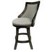 Red Barrel Studio® Saine Swivel Bar Stool Wood/Upholstered in Brown/Gray | 51 H x 22 W x 19 D in | Wayfair 413FB5FFB2944DAE8EEE4D5EFBCF27D8