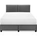 Latitude Run® Berendien Finch Storage Bed w/ Tufted Adjustable Headboard, No Box Spring Needed | 47.24 H x 80 W x 82.63 D in | Wayfair