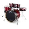 DW PDP CM5 Std. Red/Blk Shell Kit