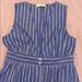 Urban Outfitters Dresses | Beautiful Summer Blue Dress W White Strips | Color: Blue | Size: 4