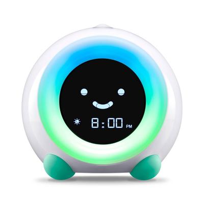 MELLA Ready To Rise Children's Sleep Trainer Night Light and Sleep Sounds Machine Alarm Clock Tropical Teal - LittleHippo