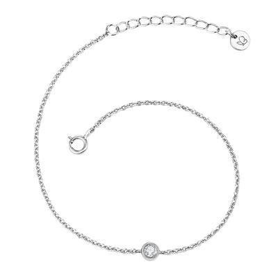 Glanzstücke München - Armband Sterling Silber Topas in Silber Armbänder & Armreife Damen