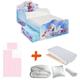 Pack complet Premium Lit Tiroirs Reine des Neiges 2 Disney Lit+Matelas & Parure+Couette+Oreiller