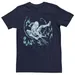 Men's Marvel Spider-Man Blue Hue Web Sling Action Shot Graphic Tee, Size: Small