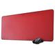 ZORESYN Office Mauspad - Tischschoner - Schreibmatte - XL Gaming Mauspad, Schreibtischunterlage PU Leder Rot, 90x40CM