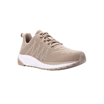 Wide Width Women's Tour Knit Running Shoe by Propet in Sand (Size 11 W)