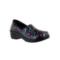 Wide Width Women's Laurie Slip-On by Easy Street in Black Multi Hearts Patent (Size 8 W)