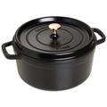 STAUB Cast Iron Round Cocotte, 5.5-quart, Black Matte