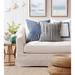 Eastern Accents Indigo by Barclay Butera Square Cotton Pillow Cover & Insert Down/Feather/Cotton | 22 H x 22 W x 6 D in | Wayfair 7BT-BB-DEC-163